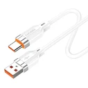 Καλώδιο USB-C Kakusiga σε USB KSC-995, Σιλικόνης, 5A, 480Mbps, 1M, Λευκό