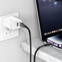 Καλώδιο Lightning Kakusiga σε USB-C KSC-995, Σιλικόνης, 30W, 480Mbps, 1M, Λευκό
