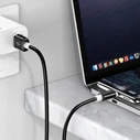 Καλώδιο USB-C Kakusiga σε USB KSC-998, Σιλικόνης, 5A, 480Mbps, 1M, Μαύρο