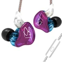 KZ Ακουστικά In Ear Monitor ZST Purple With Mic