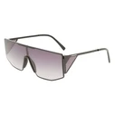 Lacoste Unisex Sunglasses L253S-6219002 — Black Metal Frame, Black Lenses, 62/19/150 mm