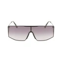 Lacoste Unisex Sunglasses L253S-6219002 — Black Metal Frame, Black Lenses, 62/19/150 mm