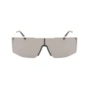 Lacoste Unisex Sunglasses L253S-6219101 (62/19/150) White Metal Frame, Grey Lenses, Category 3