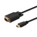 Αντάπτορας VGA Savio CL-103 video adapter 1.8 m HDMI Type A (Standard) (D-Sub) Black