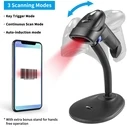 Barcode Scanner Netum 2,4G Wireless QR 2D SCANNER With STAND