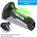 Barcode Scanner Netum 2,4G Wireless QR 2D SCANNER With STAND