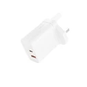 XO Φορτιστής Ταχείας Φόρτισης PD 30W & QC 18W USB-A + USB-C (L163 UK)