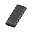 XO PB308 Power Bank 10000mAh Γρήγορης Φόρτισης 22.5W USB-A & 20W USB-C Μαύρο