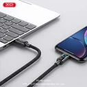 XO NB-Q312A Καλώδιο USB Type-C σε USB Type-C 240W 1m (Braided / LED)