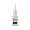 Φορτιστής Πρίζας Lamtech Travel Charger 2.4A With 2xUSB WHITE