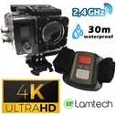 Action Camera Lamtech 4K DUO With Wi-Fi & 2.4G REMOTE CONTROL