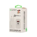 Φορτιστής Πρίζας Lamtech USB QC3.0/Type-C 45W