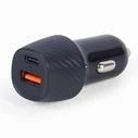 Φορτιστής Αυτοκινήτου Lamtech 2-PORT USB FAST Charger Type-C PD 18W Black
