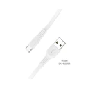 Καλώδιo USB Lamtech Type-C 3.0A FLAT 1M WHITE