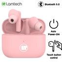 Bluetooth Handsfree Lamtech 5.0 TWS With Charging DOCK PINK