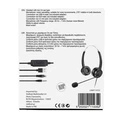Multimedia Headset Lamtech On-Ear With Anc Mic and 3 Connectors