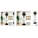 Ανεμιστήρας Ορθοστάτης Lgp 16' 40cm 45w With Timer Black