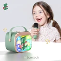 Karaoke Lamtech Bt5.4 Rgb Kid Speaker Green With Mic Kroddy