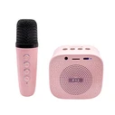 Karaoke Lamtech Bt5.4 Rgb Kid Speaker Pink With Mic Hoppee