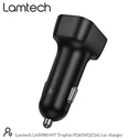 Φορτιστής Αυτοκινήτου Lamtech High Power 3-Port 60W Black