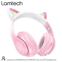 Headphones Lamtech Bt5.3 Kids Cherry Blossom Kitty Cat