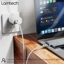 Καλώδιο USB Lamtech To Type-C 5A High Display Charge & Data 66W 1.2M White