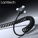 Lamtech 6-in-1 Charging Cable Type-C/USB to Type-C/Lightning/Micro-USB 3A 1.5m Black