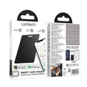 Lamtech Smart Tracker Card LAM981135 Μαύρο – Εντοπιστής Apple Find My & Google Find My Device