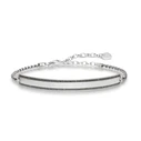 Βραχιόλι Unisex Thomas Sabo 000964311L18V (18cm) από Ασήμι Silver, Black