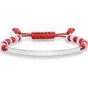 Γυναικείο Βραχιόλι Thomas Sabo A003068327L21 (21cm) από Ασήμι Silver, Red