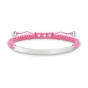 Γυναικείο Βραχιόλι Thomas Sabo Lba00491739L1 (19cm) από Ασήμι Pink, Silver
