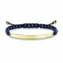 Γυναικείο Βραχιόλι Thomas Sabo Lba5689232L19 (19cm) από Ασήμι Blue, Gold