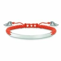 Γυναικείο Βραχιόλι Thomas Sabo A00641738L21V (21cm) από Ασήμι Orange, Silver