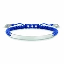 Γυναικείο Βραχιόλι Thomas Sabo A00668971L21V (21cm) από Ασήμι Blue, Silver