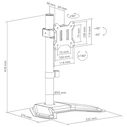 SBOX Monitor Stand 17"-32" (LCD-F012-3)