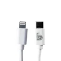 Kαλώδιο USB Lime LCL02 Λευκό USB Type-C σε Lightning 4.0A, 2m για φόρτιση και δεδομένα-24W