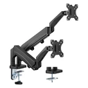 Βάση Monitor Brateck Γραφείου LDT56-C024 για 2 οθόνες 17"-32", έως 9kg ανά οθόνη