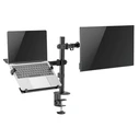 Βάση Monitor Brateck Γραφείου LDT66-C024ML για οθόνη 17"-32" & laptop, έως 9kg
