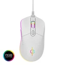 Ποντίκι Gaming Ενσύρματο Lamtech RGB 6400DPI WHITE 'WHITE MOON'