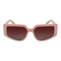 Liu Jo Women's Sunglasses LJ801S-272 — Pink (injected) Frame, Pink Gradient Lenses, 55/15/140 mm, Category 3 UV
