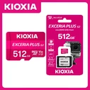 Κάρτα Μνήμης microSD 512Gb Kioxia 4K Gen2 Exceria Plus Uhs I U3 With Adapter