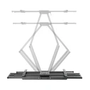 Βάση Τηλεόρασης Brateck Επιτοίχια Lpa49-486Xld Για 43"-90", Έως 80Kg