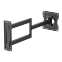 BRATECK LPA95-223L επιτοίχια βάση τηλεόρασης full motion, 23-43" έως 50kg, Μαύρη