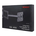 BRATECK LPA95-223L επιτοίχια βάση τηλεόρασης full motion, 23-43" έως 50kg, Μαύρη
