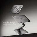BRATECK LPS09-02 μεταλλική, foldable βάση για laptop 11"–17" γκρι