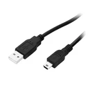 Cabletech USB 2.0 Cable USB-A male to mini USB-B male White 1 m (DM-3889-1)