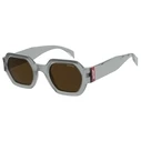 Levi's Women's Sunglasses LV-1079-S-RIW (50/22/145) — Acetate Frame, Brown/Grey Lenses, Category 3 UV400