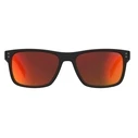 LEVI'S Men's Sunglasses LV-5059-S-BLX (55/17/145) Black Injected Frame, Red/Orange Mirror Lenses, Category 3 UV400