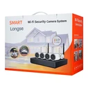 Καταγραφικό Longse Nvr με 4 Κάμερες Lw5Mc84B1, Wifi, 5Mp, 8 Κανάλια