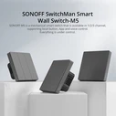 Smart Διακόπτης Sonoff M5-3C-86, τριπλός, WiFi, γκρι